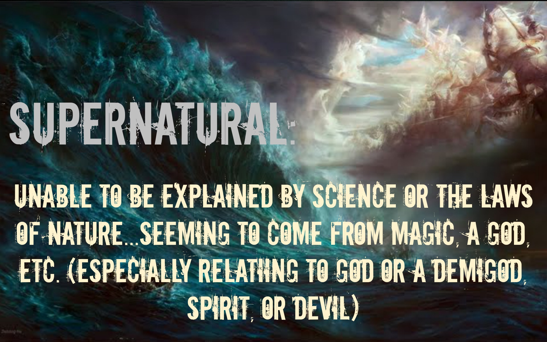 Spec Fic Subgenres Paranormal Supernatural Enclave Publishing